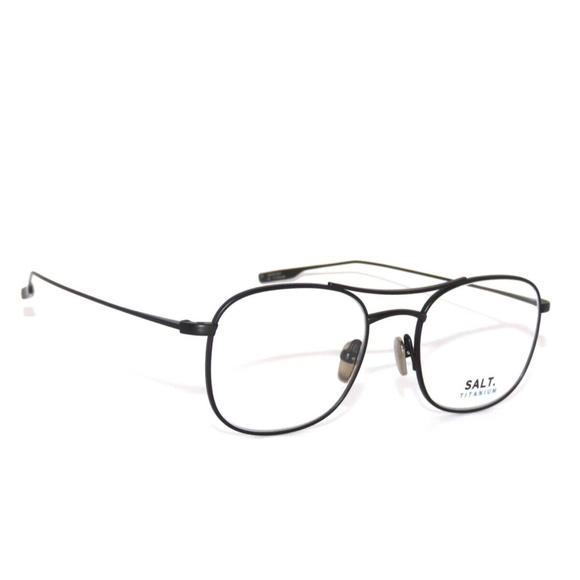Salt Hendricks BS 48 Black Sand Titanium Eyeglasses  Frame - Picture 3 of 6